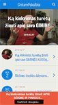 Mobile Screenshot of gintaropokalbiai.lt